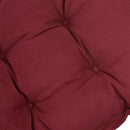 Cuscino per Panchina da Giardino 100x40 cm in Poliestere Rosso