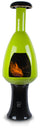Camino a Bioetanolo da Pavimento in Ceramica 35x95 cm New Edge Verde e Nero