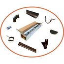 Kit Gronde per Casette di Legno con Falde 260/300 cm in Metallo Galvanizzato