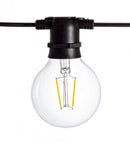 Catena Brillant 10 Led Trasp in Vetro