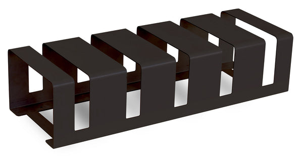 Rastrelliera Portabici 5 Posti 106x38x24 cm in Metallo Verniciato Nero Antracite sconto