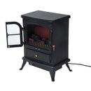 Camino Elettrico da Terra Effetto Fiamma 950W/1850W Nero 