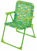 Set 4 Sedie Mare Spiaggine Pieghevoli per Bambini Soriani Oxford Dinosauri