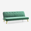 Divano Letto Clic Clac 180x81x77 cm in Tessuto Verde
