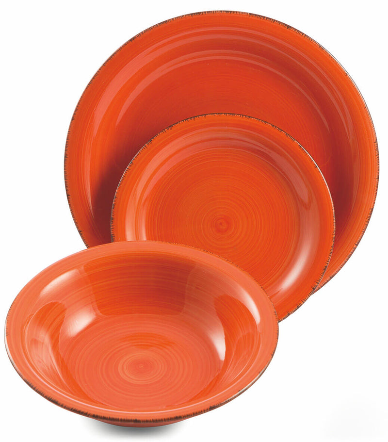 Servizio Piatti 18 Pezzi in Gres Villa d'Este Home Tivoli Baita Multicolor