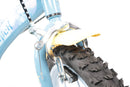 Bicicletta per Bambini 14" Disney Stitch Freni Caliper e Stabilizzatori in Acciaio Hi-Ten Azzurro