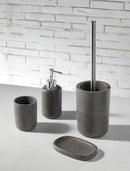 Set 4 Accessori da Bagno in Resina TFT Praia Grigio