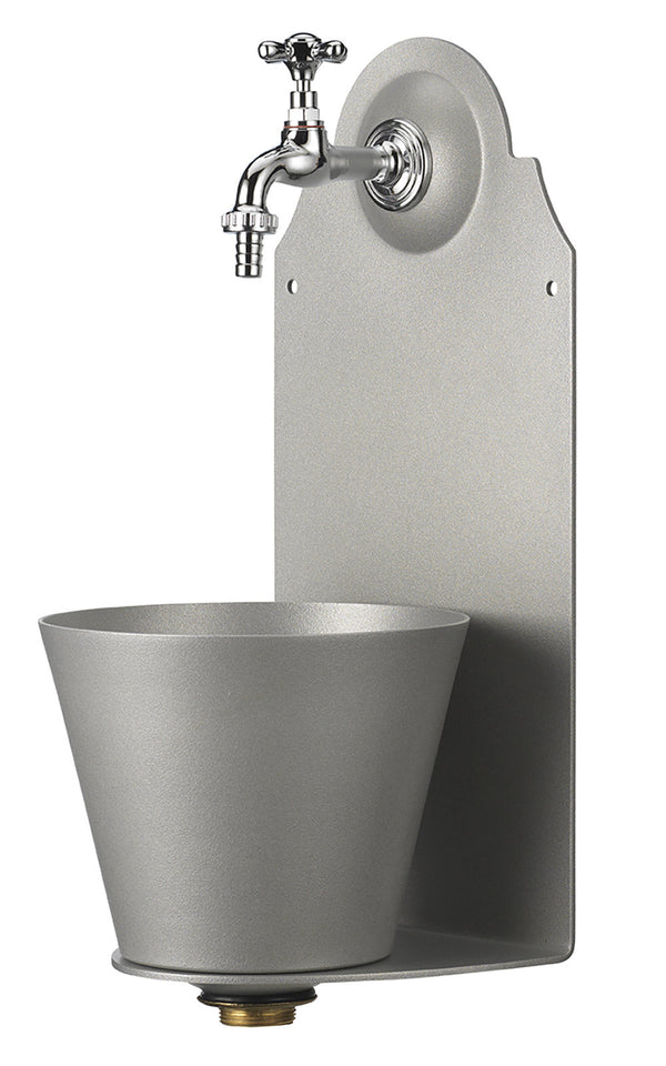 Fontana a Parete da Giardino con Rubinetto Belfer 42/PR Alluminio sconto