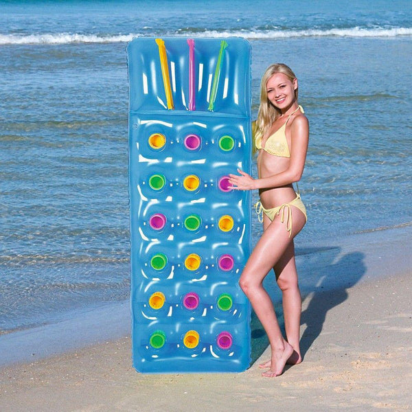 sconto Materassino Gonfiabile da Mare Spiaggia con Cuscino 188x71 cm 43014 Bestway