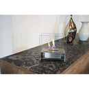 Camino a Bioetanolo da Tavolo 20,8x19,3 cm Karlsen Capri Acciaio