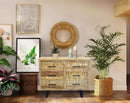Mobile Bertram 100x45x83 h cm in Legno Marrone
