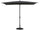 Ombrellone da Giardino 2x3 m Palo Ø38 mm Lyon Grigio Scuro