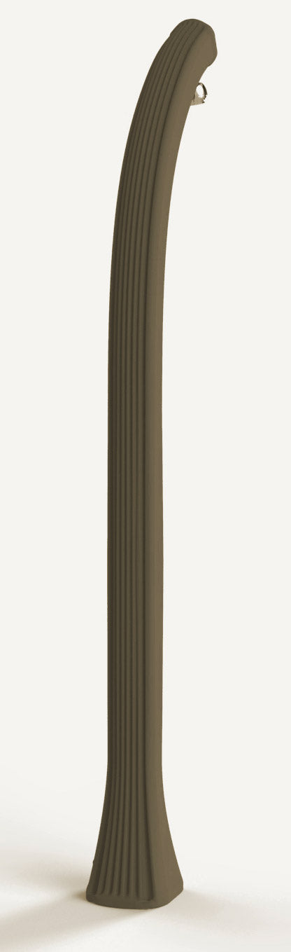 Doccia Solare da Esterno Giardino 23L Miscelatore e Lavapiedi Arkema Happy Dove Grey