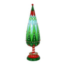 Mini Albero di Natale in Resina verde cm Ø12,8xh46,7
