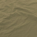 Copripiumino con Sacco e Federe Linea Water Washed Ocra