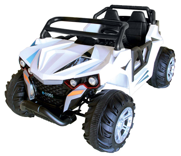 Macchina Elettrica per Bambini 2 Posti 24V Miller E-Cross Bianca sconto