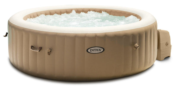 prezzo Vasca Idromassaggio da Esterno Gonfiabile Riscaldata 4 Posti Ø196x71 cm Intex 28426 Beige