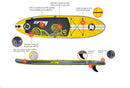 SUP Gonfiabile 350x81x15cm ZRAY A4 Premium Touring Sup Board