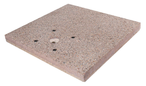 Base Quadrata 40x40x5 cm per Fontane con Ghiera Grande in Cemento Belfer 42/BSE/1 sconto