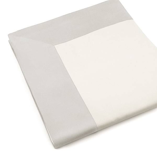 Set Lenzuola Sopra Sotto e Federe Balza in Raso Mitera Diamante Ostrica Varie Misure sconto