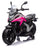 Moto Elettrica per Bambini Licenza Ufficiale Honda NC750X 12V 4,5Ah Rosa