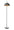 Lampada da Terra Ø34xH160 cm in Cartone Riciclato e Metallo Egg Nero