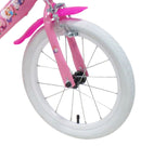 Bicicletta per Bambina 16" 2 Freni  Flower Rosa