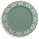 Set 6 Sottopiatti in Metallo Traforato Ø 32cm Villa d'Este Colors Azzurro