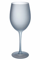 Set 6 Calici Frosted in Vetro 550 ml Villa d'Este Home Tivoli Blue Dream