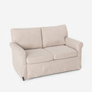 Divano 2 Posti 94x74x126min Tessuto Beige