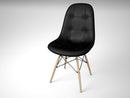 Set di 4 Sedie in PU Morbido 82x47x52cm TFT Chair Nero