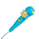 Set Batteria e Pianoforte Giocattolo per Bambini Blu e Giallo 