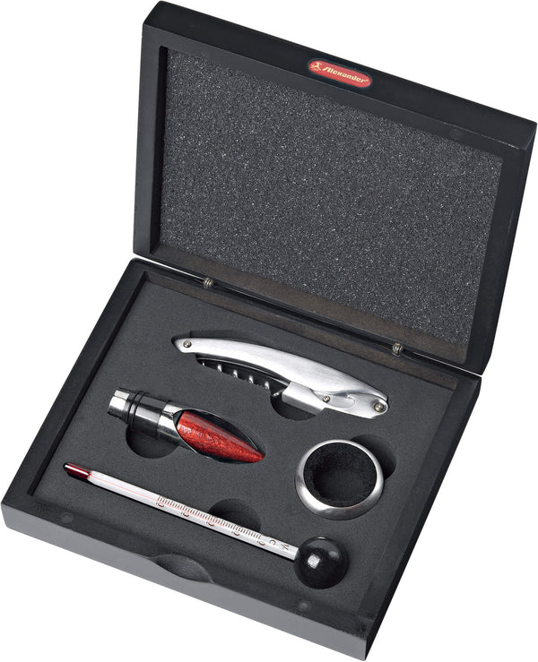 Set da Vino Sommelier 4 Pezzi con Cofanetto Alexander Easy online