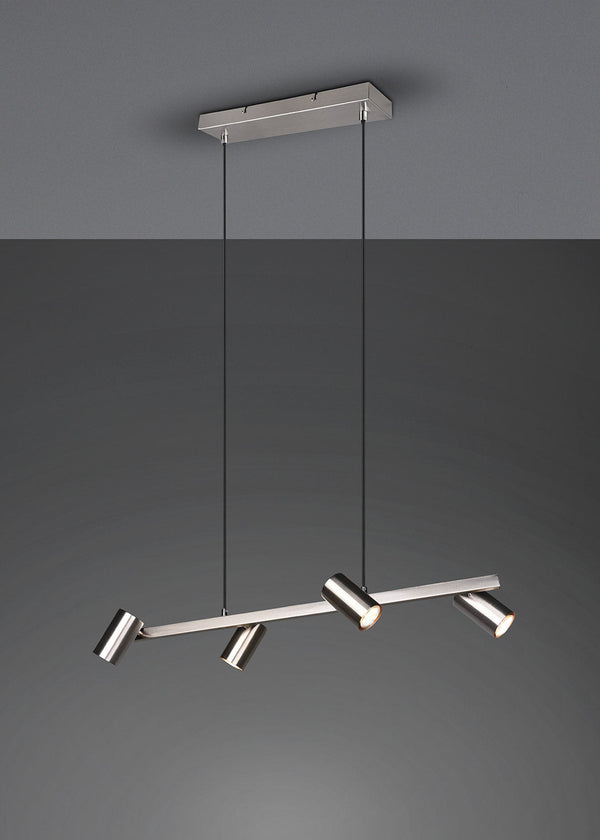 prezzo Lampada a Sospensione da Interno Attacco GU10 in Metallo Nickel Opaco