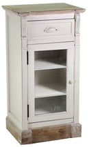 Mobile 1 Anta Vetro 1 Cassetto in Legno Provenza