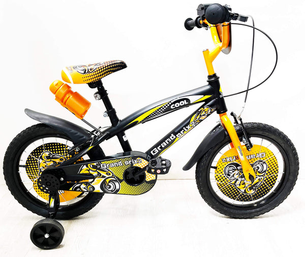 acquista Bicicletta per Bambino 14" 2 Freni con Borraccia e Scudetto Frontale Nera