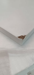 Mobiletto 2 Ante 90x41x85 cm in MDF Bianco Seconda Scelta