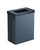 Pattumiera Alta 54L Interno Esterno Keter Verto Recycle 43,5x26,5x68,7 cm con Bordo Copri Sacco in Plastica Blu Perla