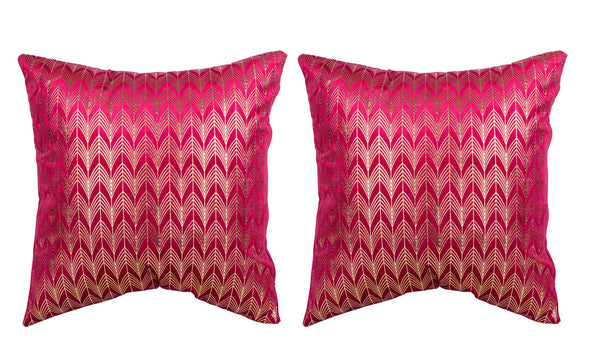 Set 2 Cuscini Decorativi 43x43x6 cm in Poliestere VdE Tivoli 1996 Deco Rosso acquista