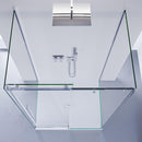Box Doccia 3 Lati 1 Anta Scorrevole in Cristallo Trasparente 8mm H195 Bonussi Alina Varie Misure