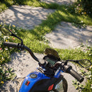 Moto Elettrica per Bambini 3-8 Anni 12 V Licenza BMW G310 GS 102x62x73 cm con Batteria al Litio e Rotelle Rimovibili in PP Blu      