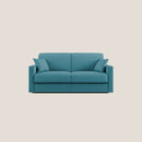 Divano Letto 3 Posti 186x92x96 cm in Tessuto Azzurro