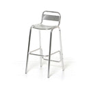 Sgabello da Bar in Alluminio Taddei