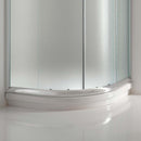 Box Doccia Semicircolare 2 Ante Scorrevoli In Cristallo Opaco 5mm Fosterberg Aarhus Varie Misure