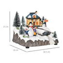 Villaggio Natalizio Luminoso con Movimento e Luci LED Multicolore