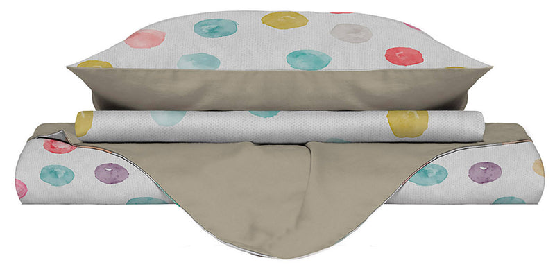 Copripiumino con Federe Stampato in Microfibra Baloon Varie Misure