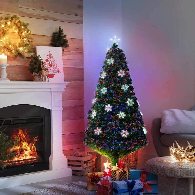 Maison Exclusive - Albero di Natale Artificiale Pop-up Neve Fioccata 200 LED 210cm | Leroy Merlin