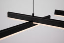 Lampada pendente Modern in Alluminio Line Nero