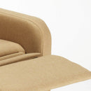 Poltrona Relax Reclinabile Manuale 62x71x100 cm in Tessuto Beige