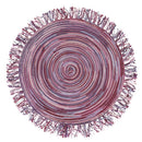 Set 6 Tovagliette con Frange Ø45x0,5 cm  in Polipropilene VdE Tivoli 1996 Shades of Provence